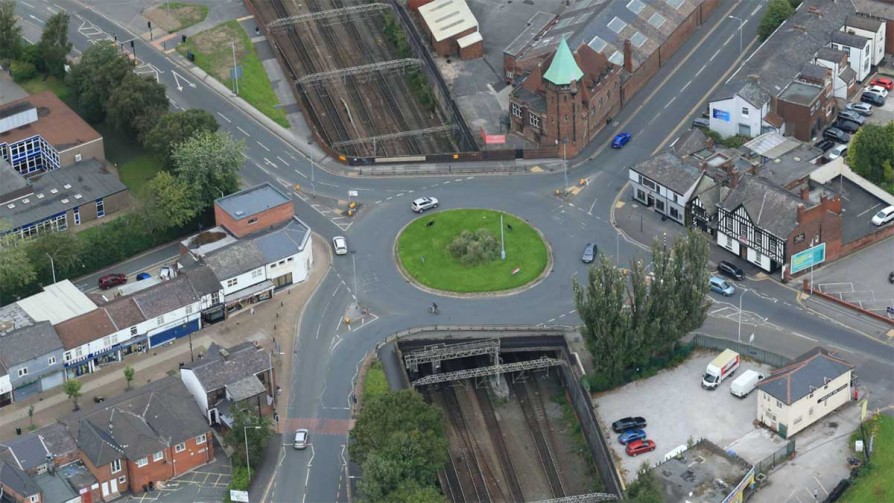 Greek Street roundabout